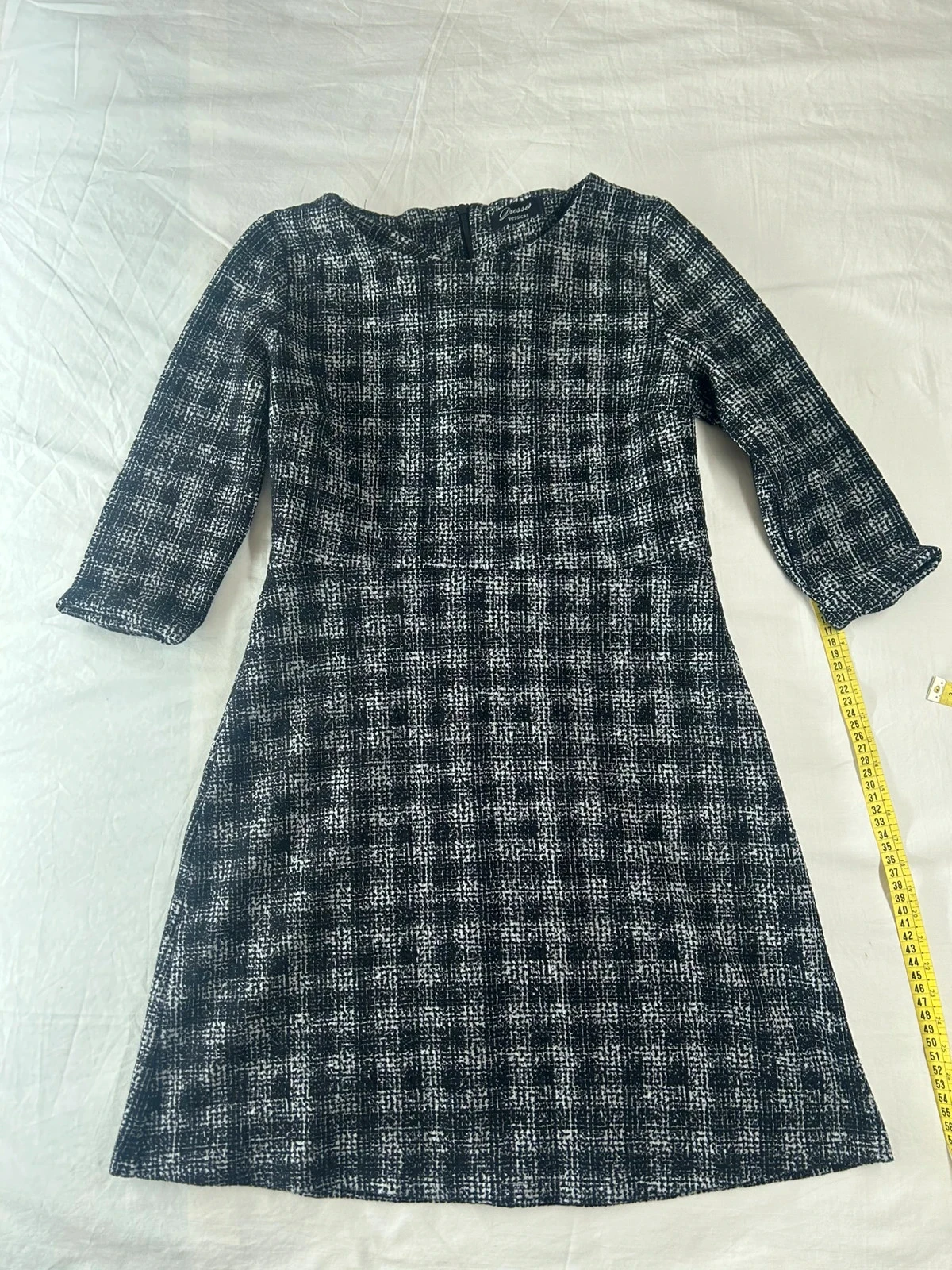 Robe casual noir gris dresses yessica